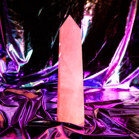 Rose Quartz Pillar