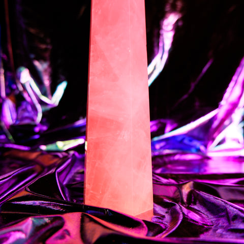 Rose Quartz Pillar