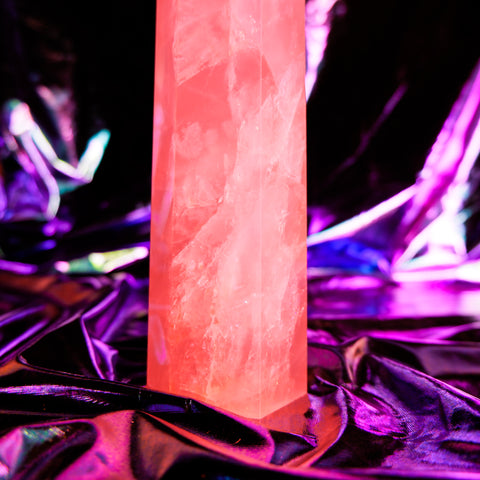 Rose Quartz Pillar