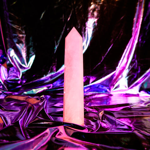 Rose Quartz Pillar