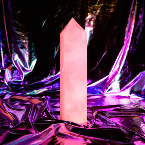 Rose Quartz Pillar