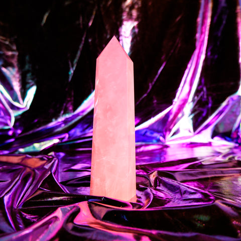 Rose Quartz Pillar