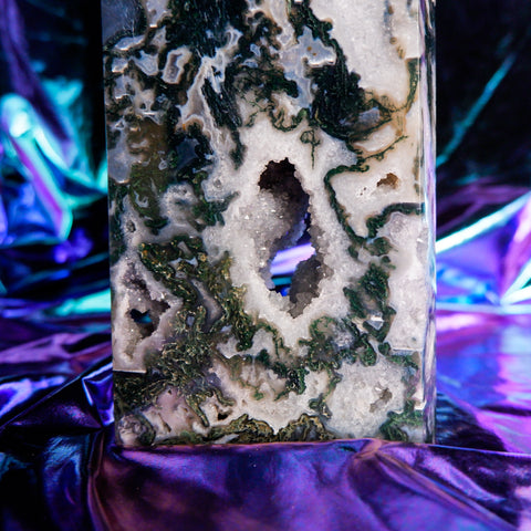 Moss Agate Pillar