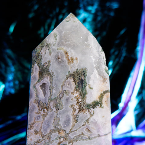 Moss Agate Pillar