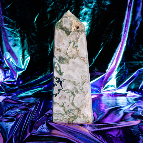 Moss Agate Pillar