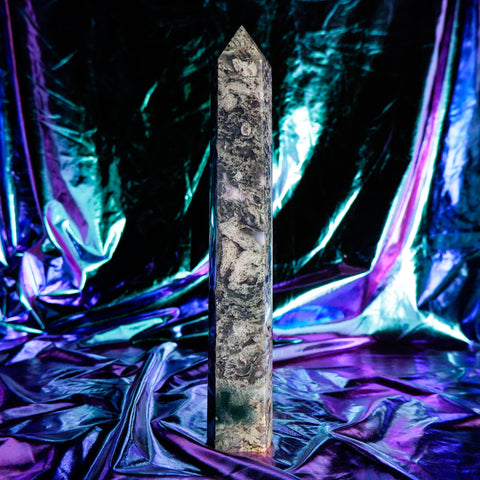 Moss Agate Pillar