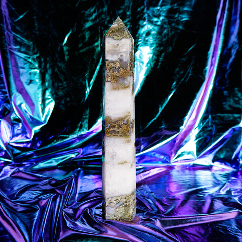 Moss Agate Pillar