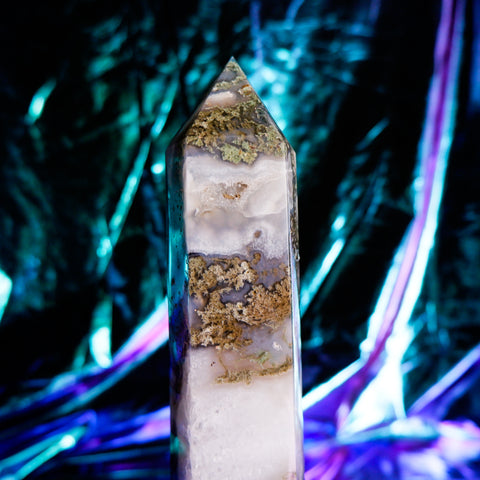 Moss Agate Pillar