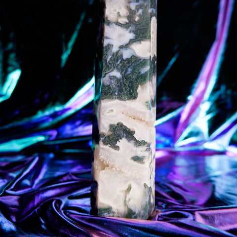 Moss Agate Pillar