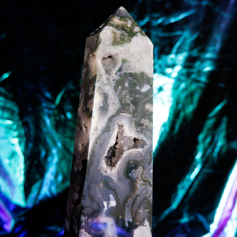 Moss Agate Pillar