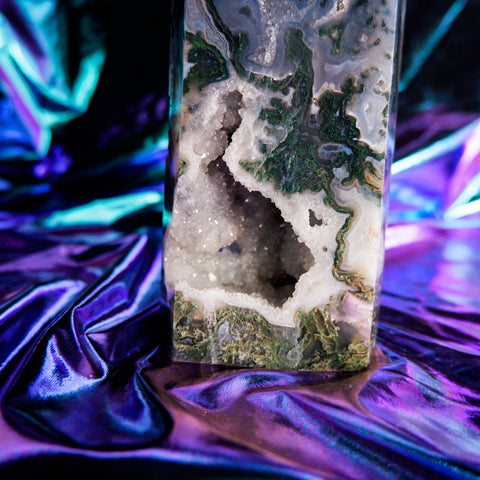 Moss Agate Pillar