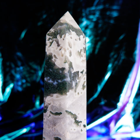 Moss Agate Pillar