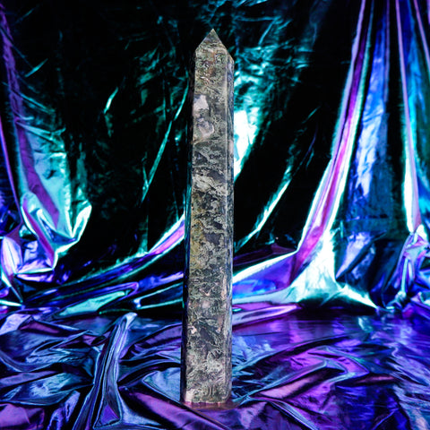 Moss Agate Pillar