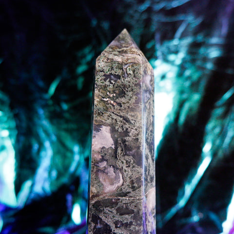 Moss Agate Pillar