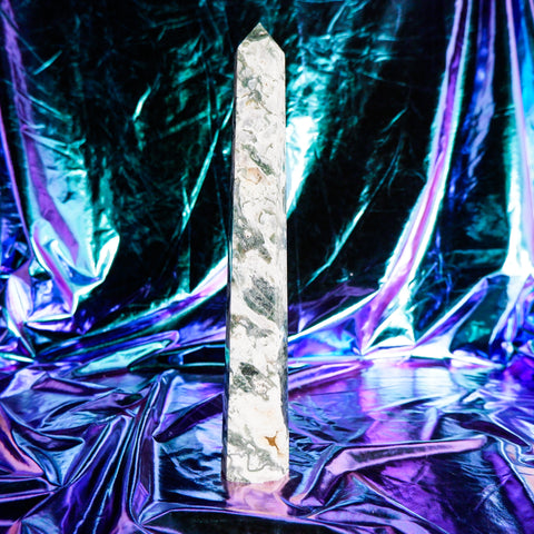 Moss Agate Pillar