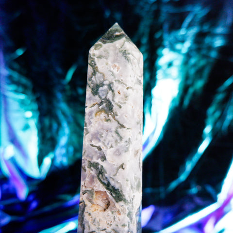 Moss Agate Pillar