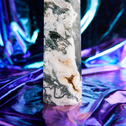 Moss Agate Pillar