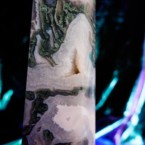 Moss Agate Pillar