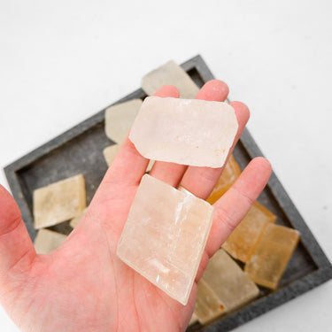Honey Optical Calcite Raw - Crystal & Stone