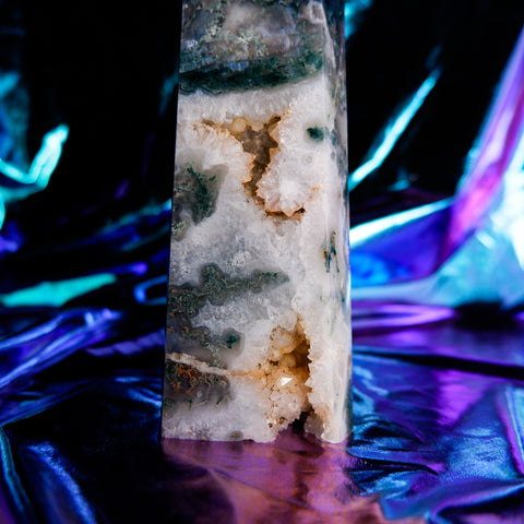 Moss Agate Pillar