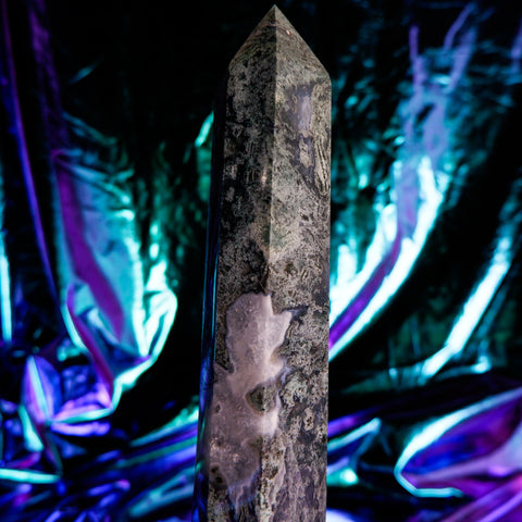 Moss Agate Pillar