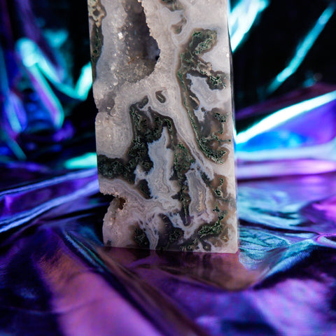 Moss Agate Pillar