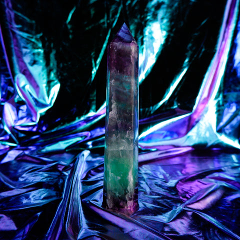 Rainbow Fluorite Pillar