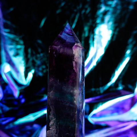 Rainbow Fluorite Pillar