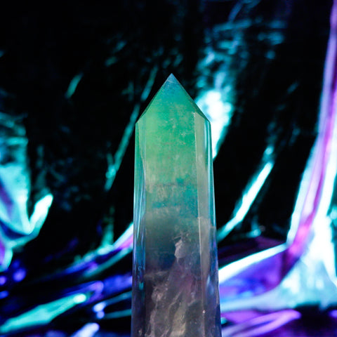 Rainbow Fluorite Pillar