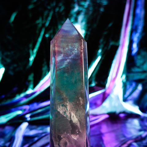 Rainbow Fluorite Pillar