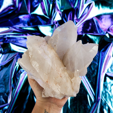 Himalayan Quartz Cluster 18CM x 15CM x 2.8KG