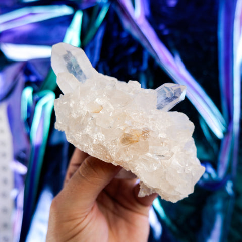 Himalayan Quartz Cluster 13CM x 6CM x 0.45KG