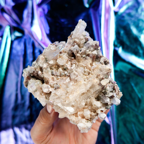 Himalayan Quartz Cluster 10CM x 8CM x 0.6KG