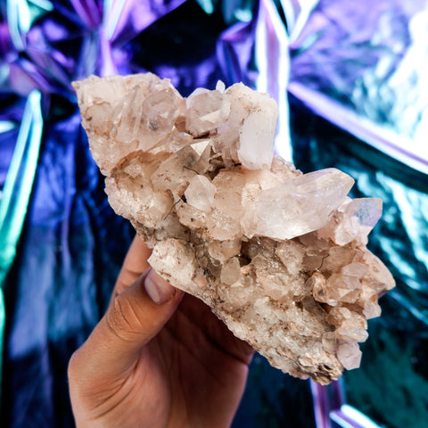 Himalayan Quartz Cluster 18CM x 7CM x 0.55KG