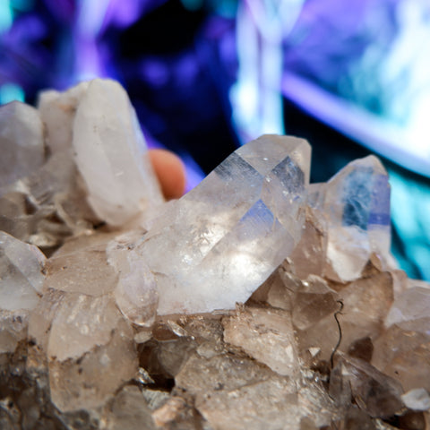 Himalayan Quartz Cluster 18CM x 7CM x 0.55KG