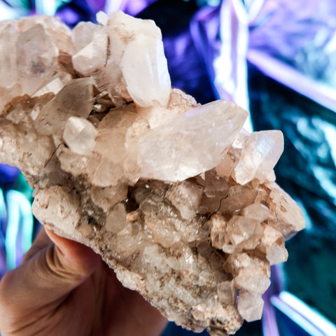 Himalayan Quartz Cluster 18CM x 7CM x 0.55KG