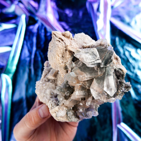 Himalayan Quartz Cluster 12CM x 10CM x 0.65KG