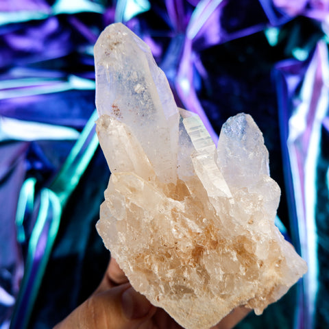 Himalayan Quartz Cluster 16CM x 7CM x 0.6KG