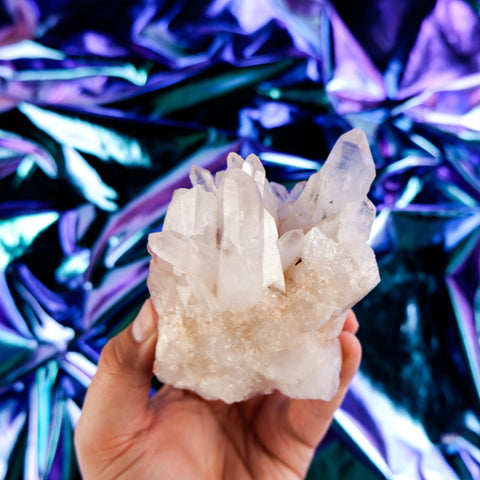 Himalayan Quartz Cluster 12CM x 8CM x 0.55KG