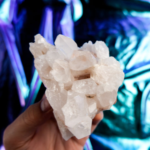 Himalayan Quartz Cluster 10CM x 9CM x 0.38KG