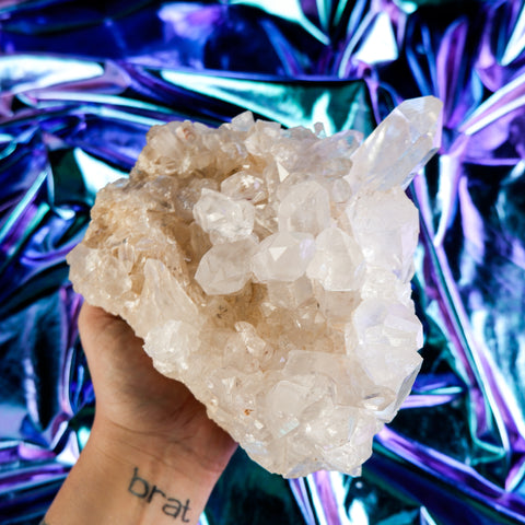 Himalayan Quartz Cluster 20CM x 17CM x 3.5KG