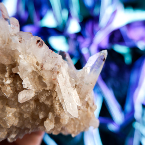 Himalayan Quartz Cluster 17CM x 10CM x 0.9KG