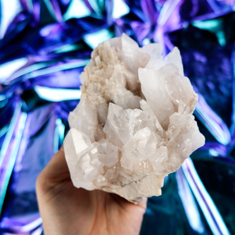 Himalayan Quartz Cluster 15CM x 10CM x 1KG