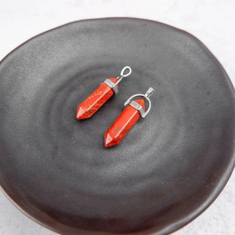 Red Jasper Pillar Pendant