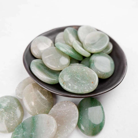 Green Aventurine Worry Stone - Crystal & Stone