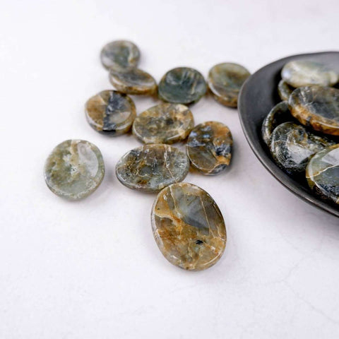 Labradorite Worry Stone - Crystal & Stone