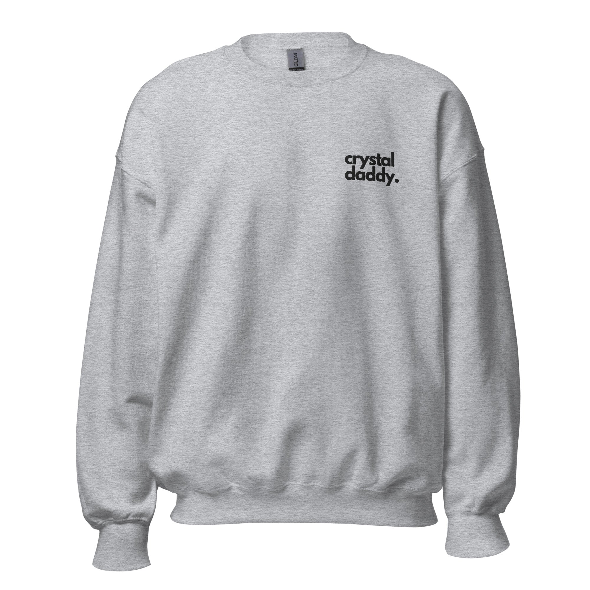Crystal Daddy Sweatshirt (Black Embroidery)