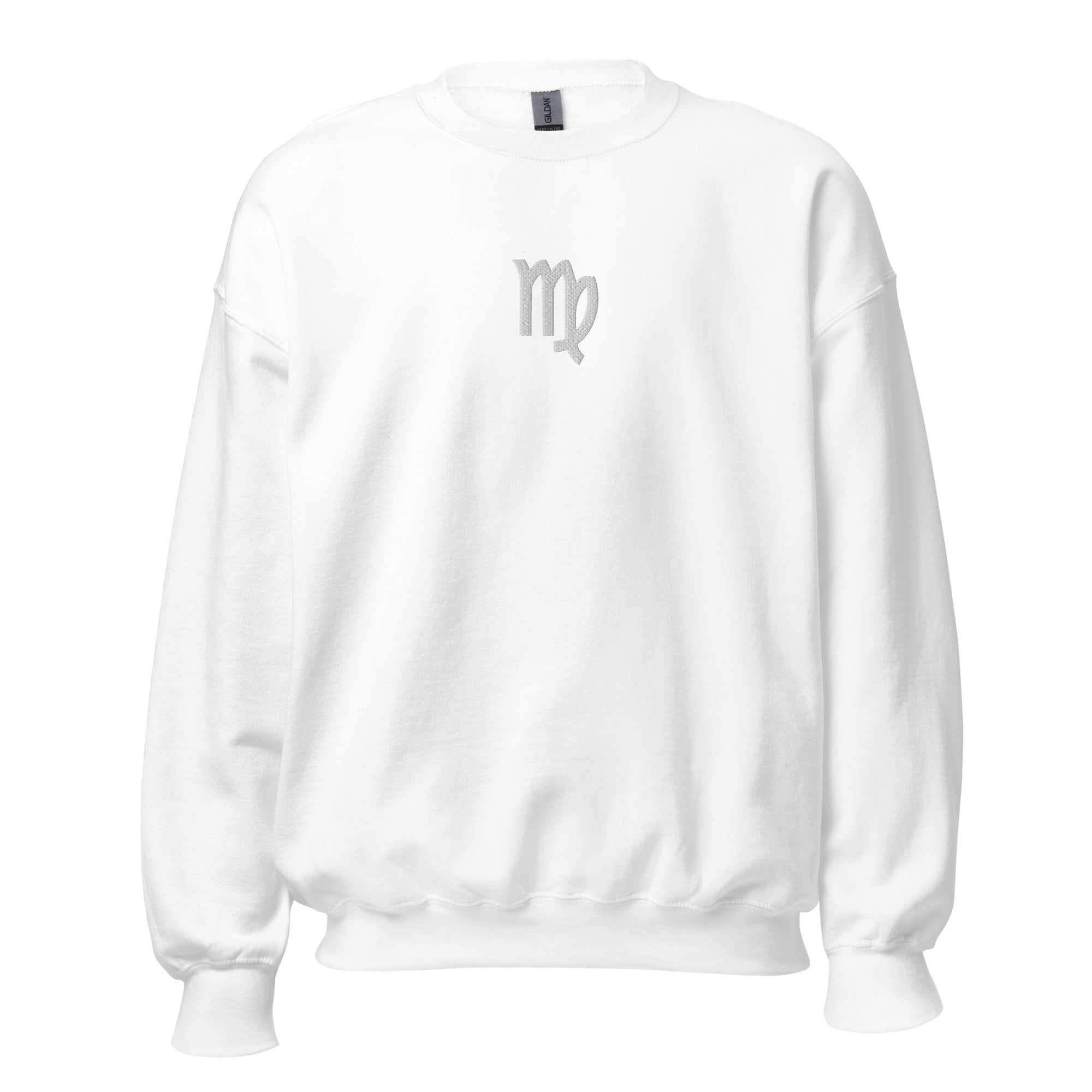 Virgo Zodiac Sweatshirt (White Embroidery)