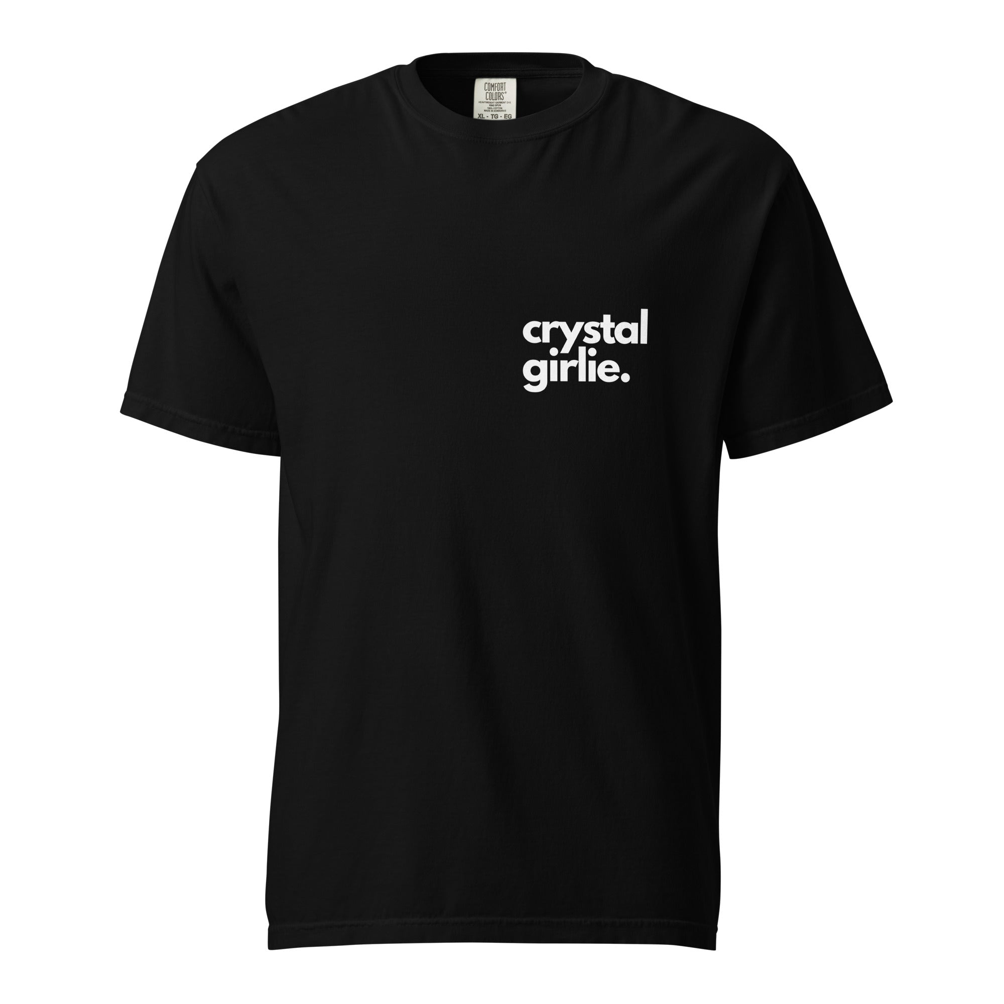 Crystal Girlie T-Shirt (White Print)