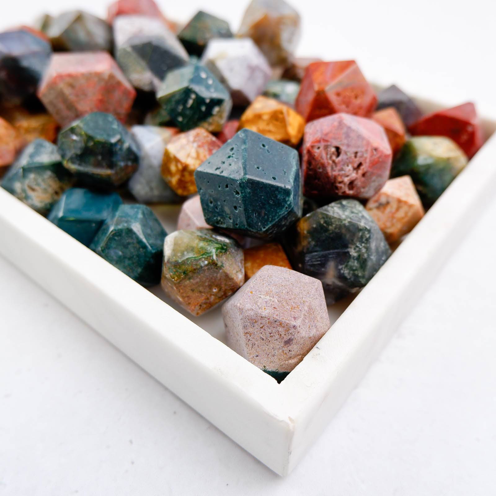 Ocean Jasper Dodecahedron - Crystal & Stone